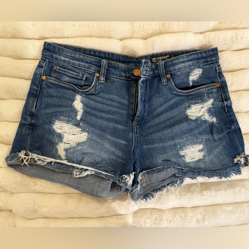 BlankNYC tomboy jeans distressed shorts
